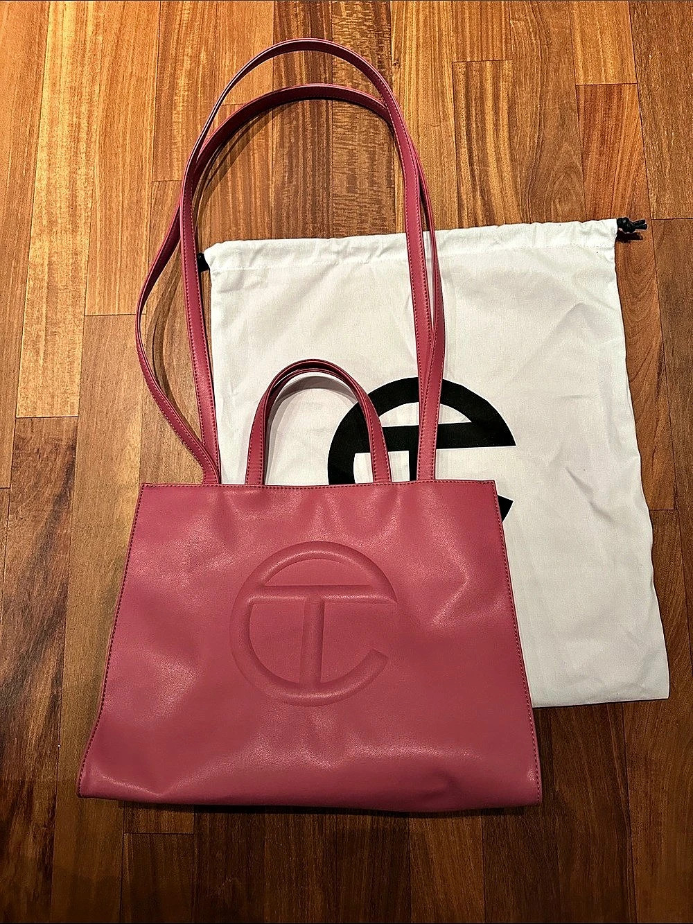 Telfar Corned Beef Pink Tote Like New